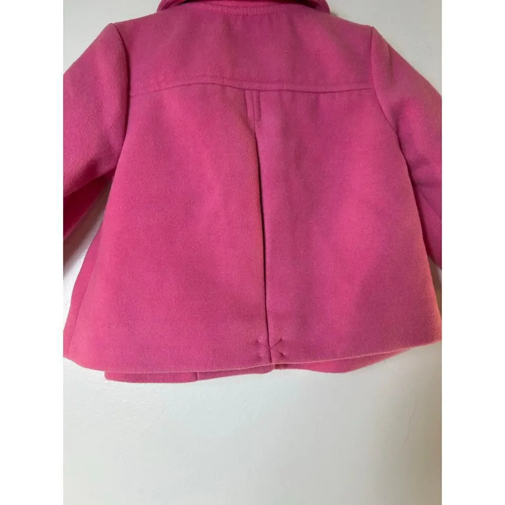 BABY GAP Girl’s Pink Peacoat / Size: 12-18 Months